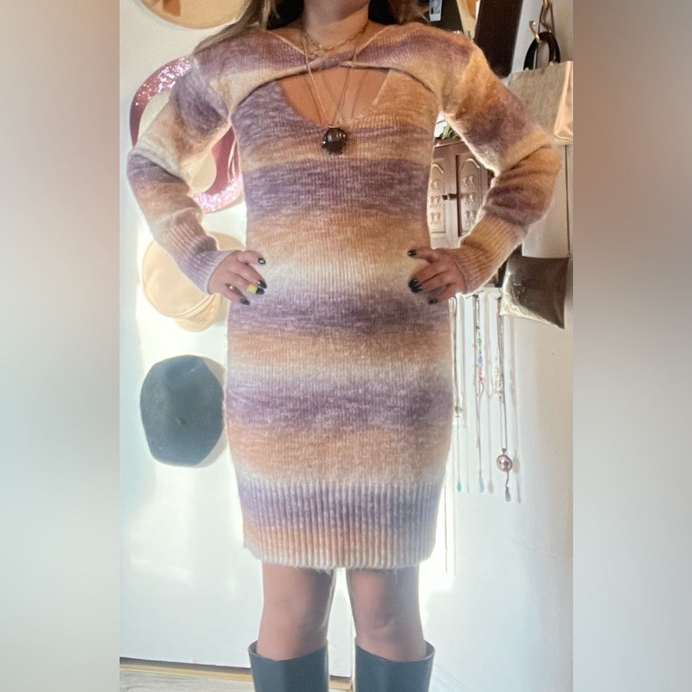 Sweater dress set 2 pieces